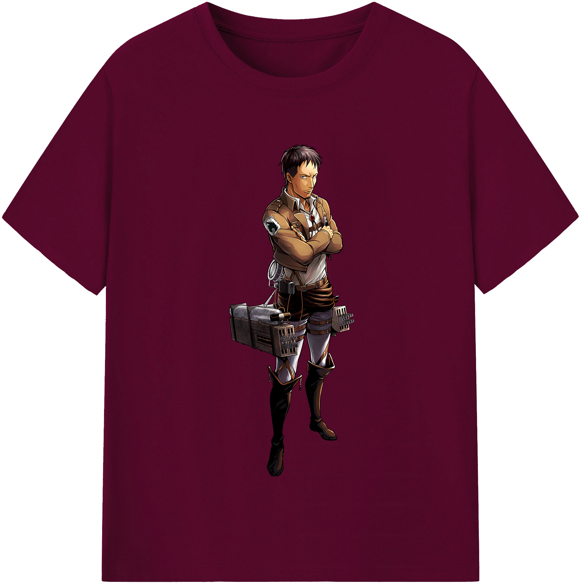（画像用） 進撃の巨人 Attack on Titan レディースカジュアルプリントTシャツ（綿100％）